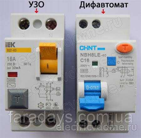Как проверить исправность диффавтомата и автомата