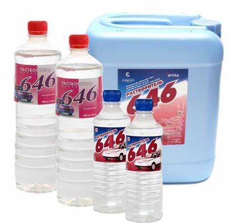 Влияние растворителей 646 и 650 на поверхность: матовость, блеск, потеки