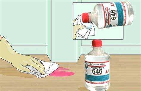 Подготовка поверхности ламината перед удалением следов