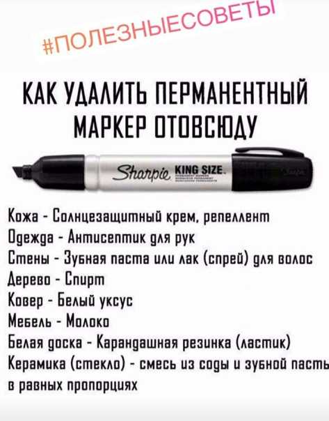 Подходит ли канцелярский ластик для удаления следов маркера