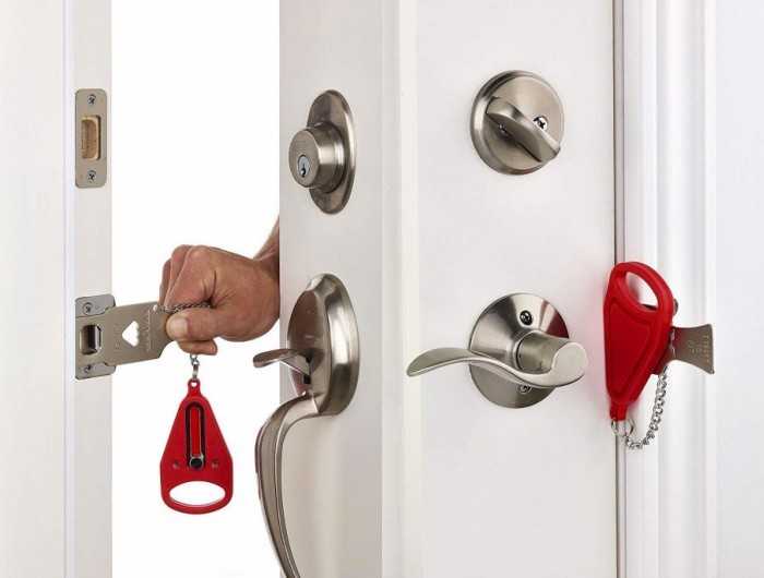 Как временно зафиксировать дверь подручными средствами