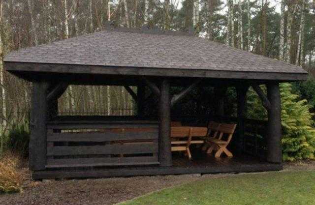 Как правильно подготовить деревянную беседку к покраске