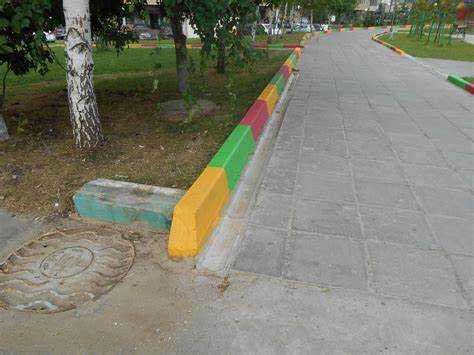 Как определить нужный цвет и степень заметности бордюра