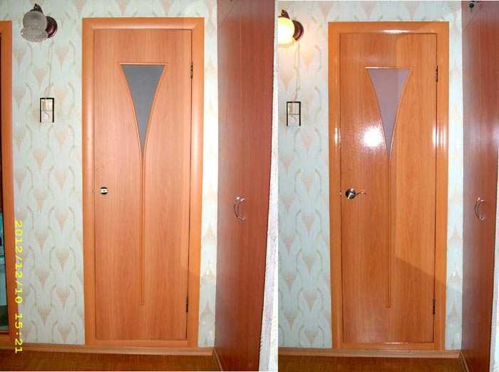 Уход за покрашенными межкомнатными дверями