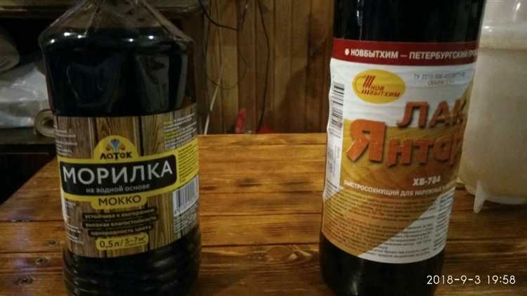 Применение полиуретановых покрытий после морилки