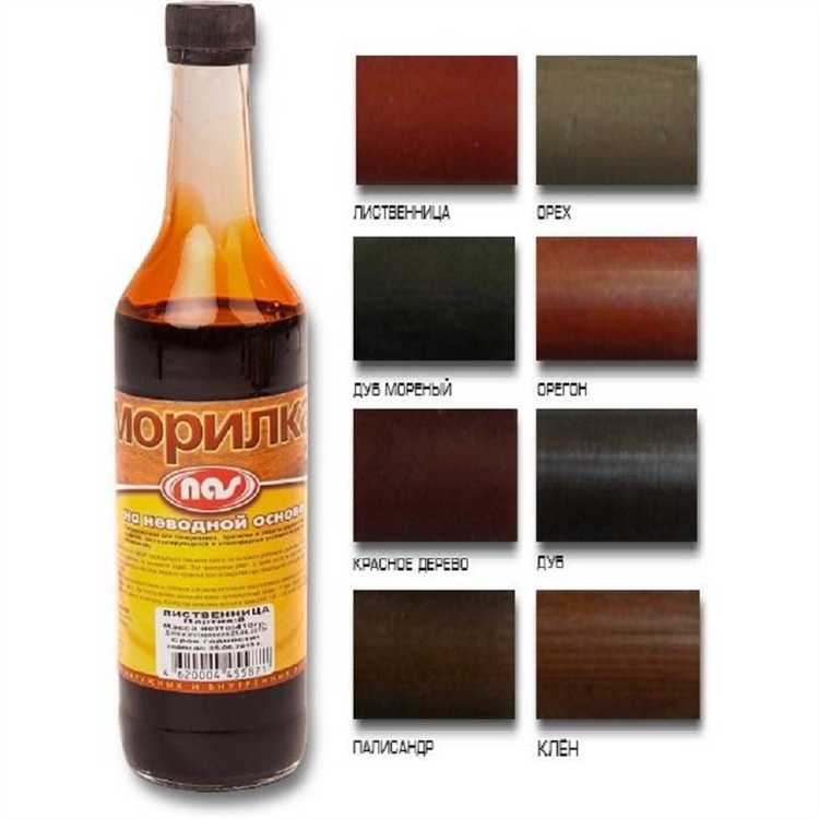 Как проверить готовность разведённой морилки перед нанесением