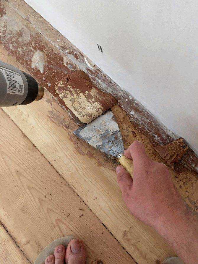 Как определить тип краски перед удалением