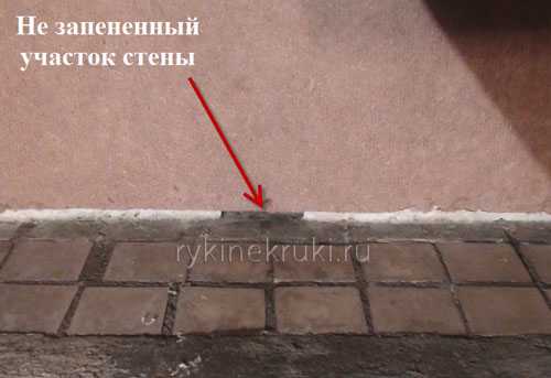 Пошаговое нанесение ремонтной смеси или герметика