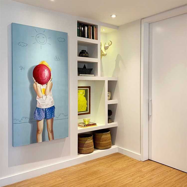 Цветовые решения для визуального выделения ниши на фоне стенки