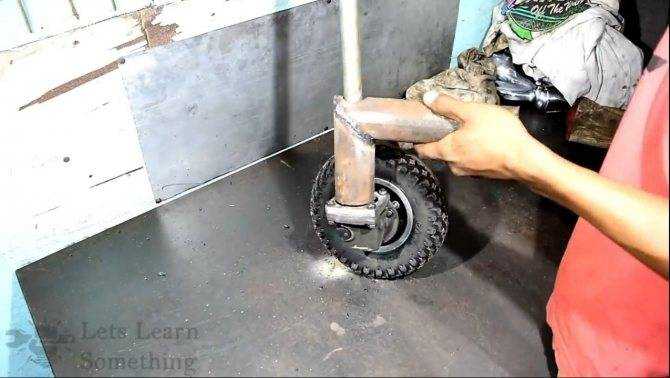 Изготовление шлифовальной машины из частей болгарки