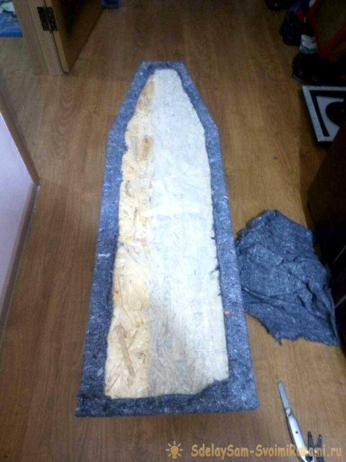 Пошаговая инструкция по созданию подвесной полки из поверхности доски