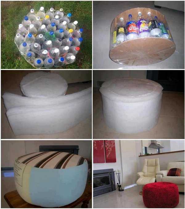 Как сделать вазу для цветов из пустой бутылки