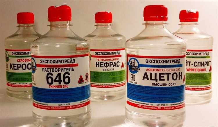 Растворяющая способность ацетона в различных средах