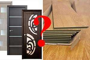 Что устанавливать сначала: ламинат или двери