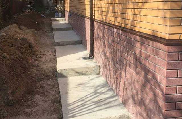 Что произойдет с цоколем, если сначала сделать отмостку