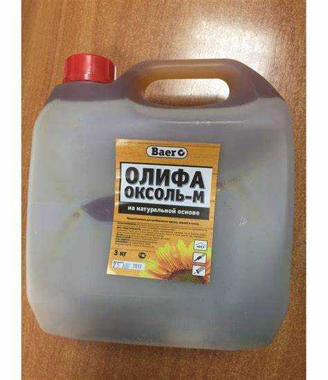Применение олифы в отделке мебели