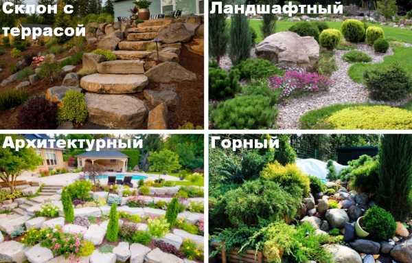 Использование камней и гравия: типы и правила размещения