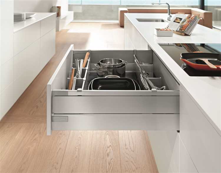 Основные типы фурнитуры Blum для кухонной мебели