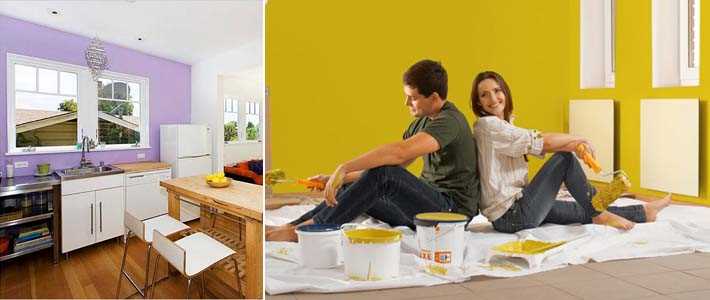 Удаление малярной ленты и уборка после завершения покраски