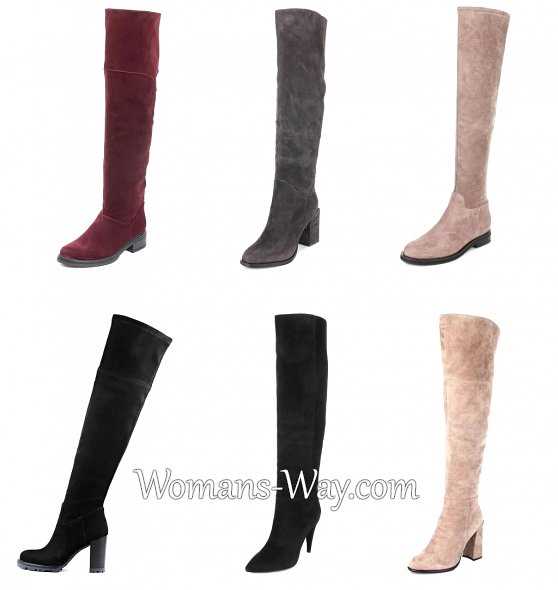 Способы закрепления ботфорт с помощью ремешков или шнуровки