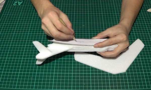 Как сделать самолет из пенопласта
