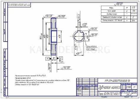 Обработка и шлифовка готовой шестеренки