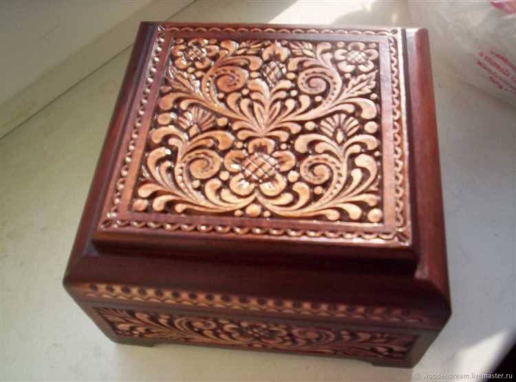 Создание и установка крышки шкатулки