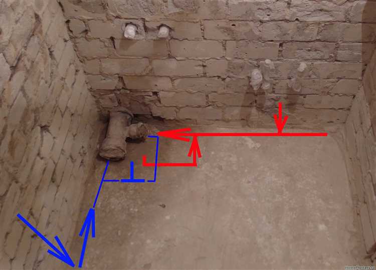 Правильная укладка сливной трубы с необходимым уклоном