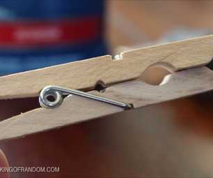 Установка и фиксация пружины для натяжения