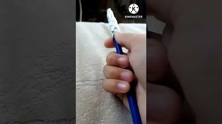 Как правильно подготовить фольгу для стилуса