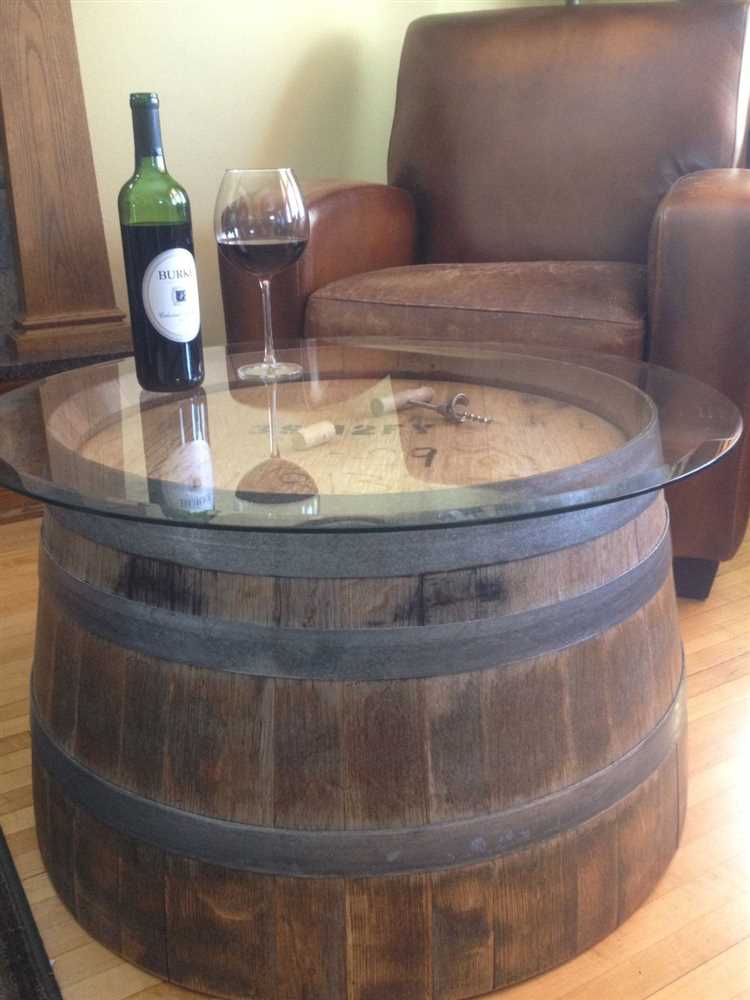 Изготовление и крепление столешницы к бочке