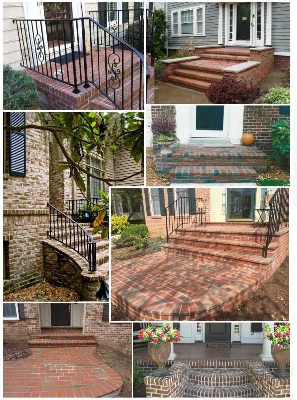 Подготовка основания для кирпичных ступенек