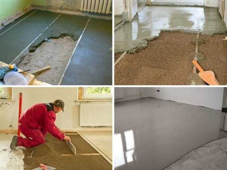 Выставление маяков и нивелировка уровня пола