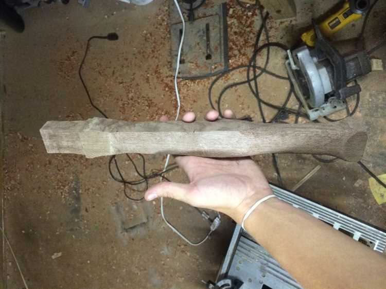 Создание посадочного гнезда под проушину топора