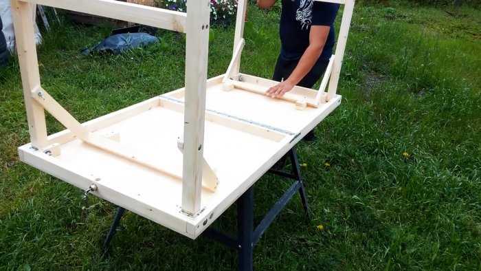 Конструирование складных ножек для устойчивости на неровной поверхности