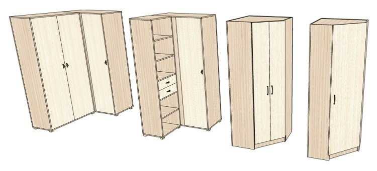 Как правильно собрать дверцы углового шкафа: советы по крепежу