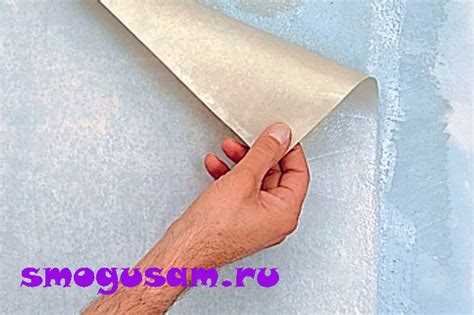 Восстановление поверхности стены после снятия газеты