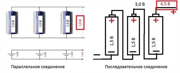 Какие типы батареек подходят для последовательного соединения
