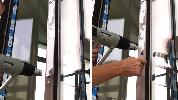 Применение химических средств для размягчения старого герметика