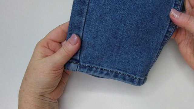 Метод перекручивания ткани для укорочения кофты