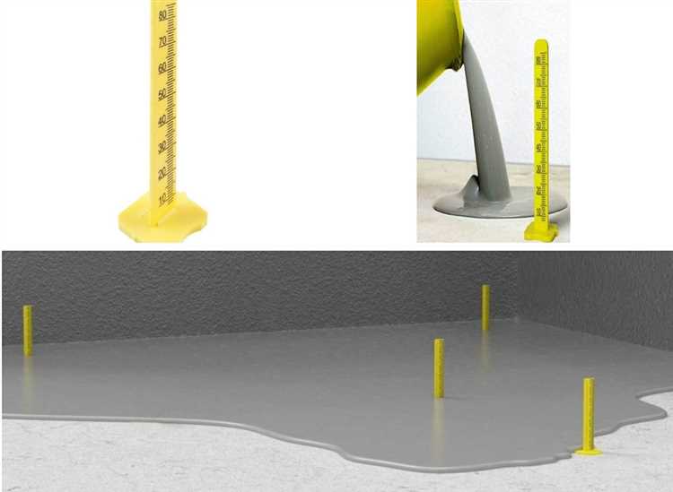 Как установить маяки для заливки пола