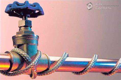 Как утеплить трубу водопровода на улице самогреющимся кабелем Как утеплить трубу водопровода на улице самогреющимся кабелем