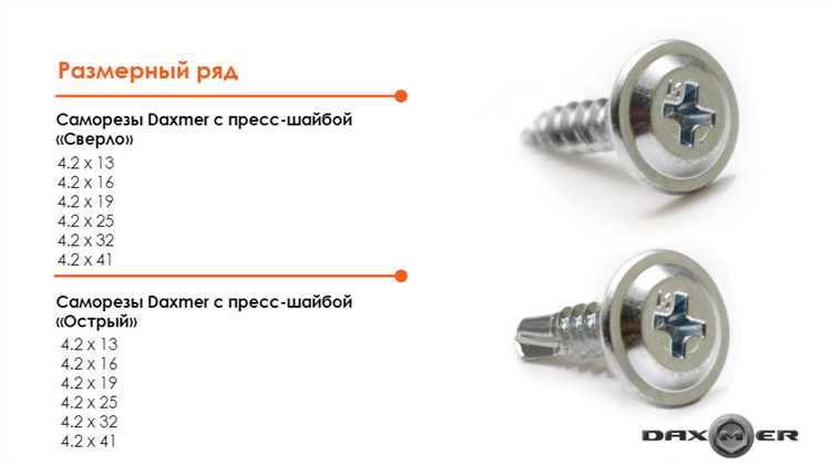 Как определить нужный размер биты для конкретного самореза