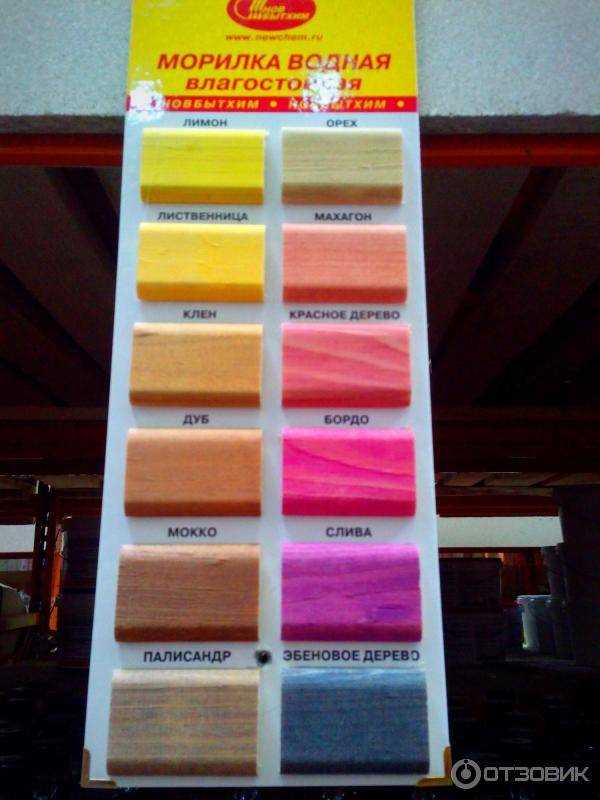 Какой тип морилки выбрать: водная, масляная или спиртовая