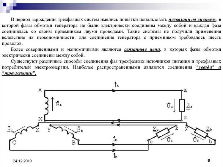 Как трехфазные цепи улучшают работу электродвигателей