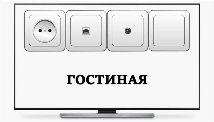 Какие розетки нужны для телевизора на стене с интернетом