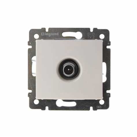 Типы TV розеток для подключения шлейфом в телевизионных сетях