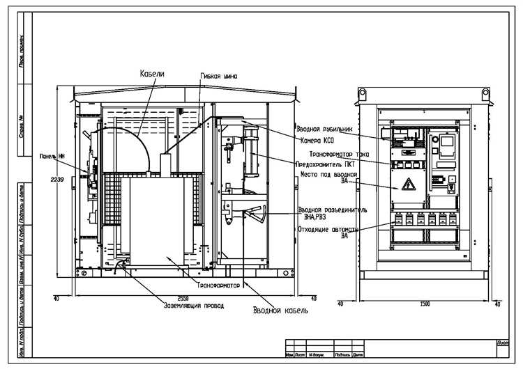 Основные виды комплектных трансформаторных подстанций по типу установки
