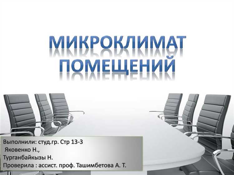 Требования к уровню концентрации углекислого газа и вентиляции