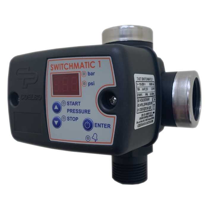 Настройка реле давления с помощью регулировочных винтов